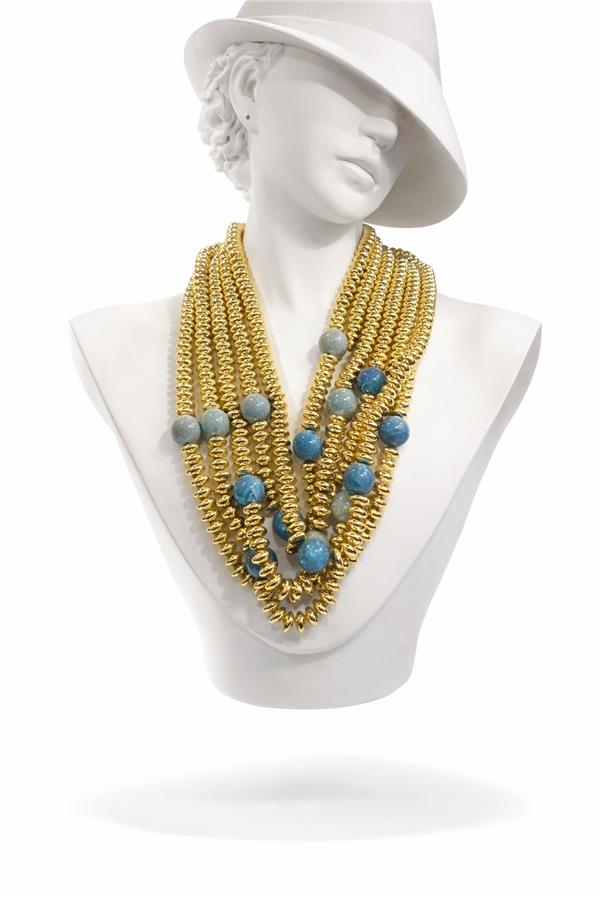 Darla Çoklu Boy Boncuklu Kolye